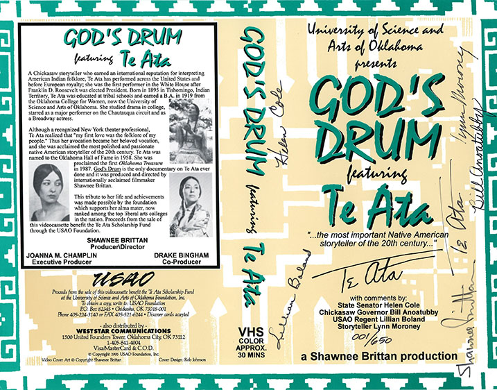 God's Drum Documentary video jacket